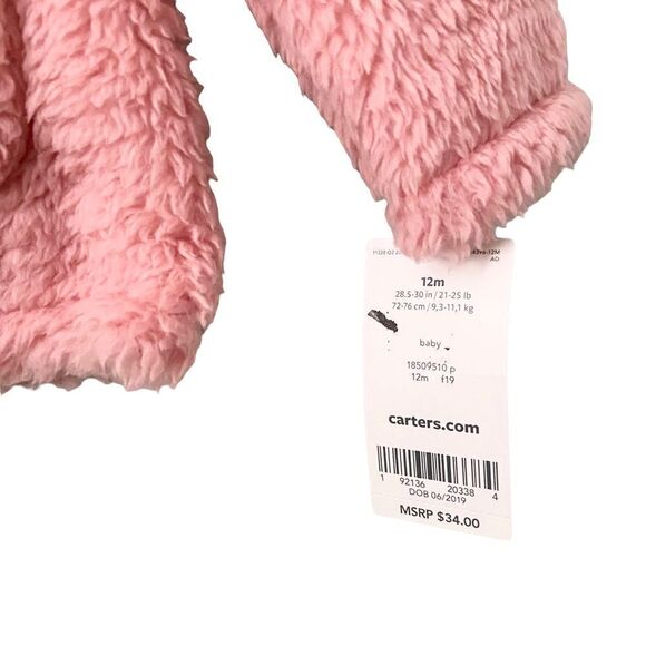 NWT Carter's Hoodie Jacket in Size 12 Months - Picture 6 of 6